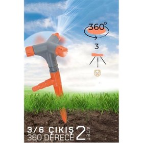 Resim Skygo BX Bahçe Sulama 3 lü Sprink 2 ADET 