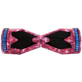 Resim Smart Balance Elektrikli Kaykay Hoverboard 8.5" Akıllı Dengeli Ledli Bluetooth Hoparlörlü Mor 
