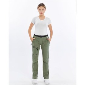 Resim Mapamyumco Quick Dry Kadın Trekking Pantolon-yeşil Yeşil 