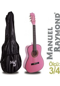 Resim Klasik Gitar Junior Raymond Mrc87Pnk Kılıf 