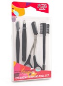 Resim AİLY COSMETİCS Rose 4'lü Kaş Bakım Seti - Eyebrow Trımmıng Tool Set 
