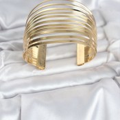 Resim BURCU MODA Gold Renk Pirinç Kaburga Model Kadın Bileklik 