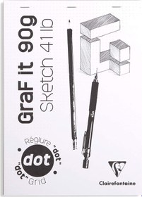 Resim Clairefontaine Noktalı Bloknot A4 90 G 80yp. 