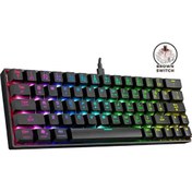 Resim Rampage KB-RX63 ATOM Type-C RGB Aydınlatmalı Backlight Brown Switch Mekanik Klavye Rampage