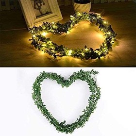 Resim TechnoSmart Dekoratif Yapay Yapraklı Peri Led 3 Metre Sarmaşık Ledli (Günışığı) 