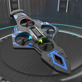 Resim teknosepetim Uzaktan kumandalı F199 uçak Kumandalı Drone 4 motorlu Havada Sabit Kalan Şavaş ucağı Bilek Kontrollü 