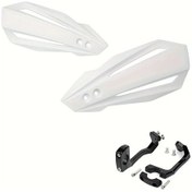 Resim Dream011 Evrensel Motosiklet Gidon Koruyucu Beyaz - Dayanıklı Off-road Rüzgar Kaymaz Kolay Montaj 