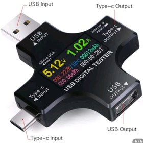 Resim Genel Markalar Usb 3.0 Tip-c Dc Dijital Volt-ampermetre Gerilim Akım Ölçer Usb 3.0 