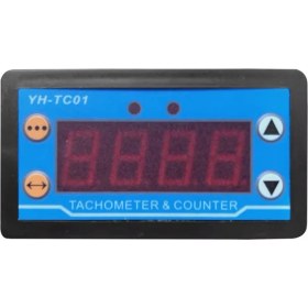 Resim Quartz Realm YH-TC01 Dijital Taşometre Yüksek Mücadele LED Dijital Motor Hız Ölçer Salon Sensörü Motor Hız Dedektörü (Yurt Dışından) 