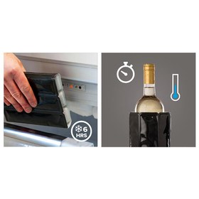 Resim Vacu Vin 38805626 Aktif Şarap Soğutucu, Platin 