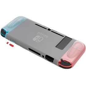 Resim Kosona Nintendo Switch Ve Switch Lite İçin Tpu Korumalı Kılıf - Mat Yüzey, Kaymaz, Parmak İzi Tutmaz, Renkli Butonlar 