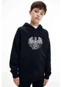Resim A Day To Remember Eagle Baskılı Unisex Çocuk Kapüşonlu Sweat 