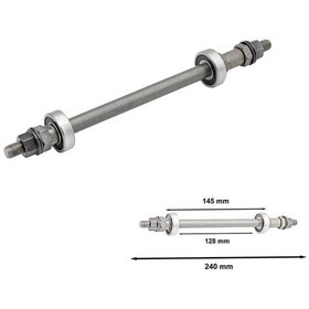 Resim Umt Arka Mil Fat Bıke Rulmanlı 240 Mm Mıl-901 