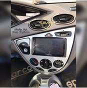 Resim Ford Focus 1 Torpido Gümüş Gri Maun Kaplama,Konsol Kaplama (Gümüş Gri) 