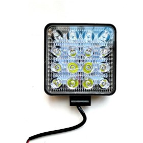 Resim 16 Led Kare 48w Off Road Sis Farı Lambası Projektör 12-24v 