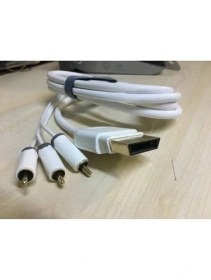 Resim Keepro Ekstra Kaliteli 2 Metre Xbox 360 x Box Rca Kablo 3 Rca Lale 