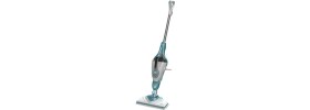 Resim + Decker BHSM168DSM-QS 2'si 1 Arada Buharlı Paspas, 1600 W, Delta Başlı ve Steamitt 