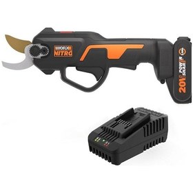Resim Worx WG330E 20V 2.0 Ah Li-İon Tek Akülü Profesyonel Kömürsüz Dal Budama Makası 