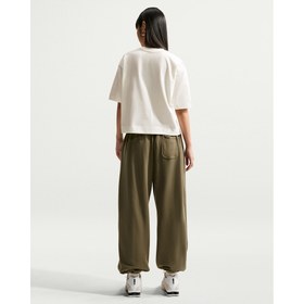 Resim Nike Boxy Script Kadın Beyaz Tişört (IH7607-133) 