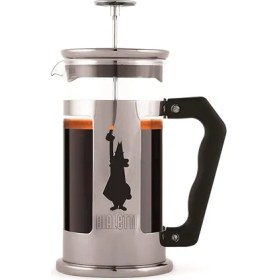 Resim - Preziosa French Press: Yaklaşık 350ML Kapasiteli Kahve Hazırlayıcı - 18/10 Paslanmaz Çelik Gövde - Bulaşık Makinesinde Yıkanabilen Borosilikat Cam Sürahi - Paslanmaz Çelik Filtre Sistemi 