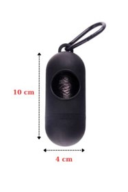 Resim Hype Store Budibu Kedi Köpek Kaka Poşeti Evcil Hayvan Dışkı Kaka Torbası Taşıma Kapsülü ve 12 Rulo (180 Poşet) 