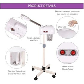 Resim Nano Absolute Ayaklı ve Ozonlu Yüz Buhar Makinesi 