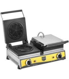 Resim Remta W15 Çiçek Model Çiftli Waffle Makinesi 21 cm 