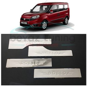 Resim Fiat Doblo Kapı Eşiği Kromu Nikelajı 2010 Sonrası 