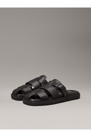 Resim Calvin Klein Erkek Siyah Düz Sandalet 