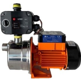 Resim 24 Volt Dc Jet Solar Hidromatlı Hidrofor, Paslanmaz Gövdeli 33 Mss 2.5 M³/h - Tjet-400s/24v Auto-e 