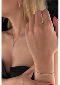 Resim Fiyonk Kuyumculuk 14 Ayar Altın Tek Sıra Su Yolu Sarkıt Set 001 