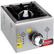 Resim Karacasan Endüstriyel Doğalgazlı Tekli 1 Gözlü Mini Set Üstü Ocak 