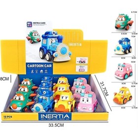 Resim NW NessiWorld Sürtmeli Hareketli Sevimli Araçlar – Minikler İçin Renkli ve Eğlenceli Bir Araç Seti! 