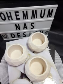 Resim BOHEM Sukulent 3'lü saksi 