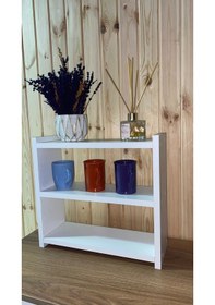 Resim Beyaz Tasarım Baharatlık Dekoratif Mutfak Rafı 