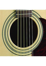 Resim Cort Earth70Op Akustik Gitar Open Pore Masif Ladin Kapak Arka 