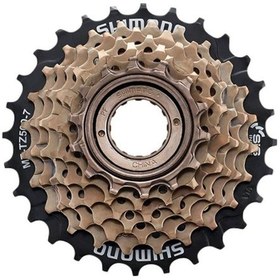 Resim Shimano MF-TZ500 Vidalı Ruble 7 Vites 14-28T Çok Renkli 