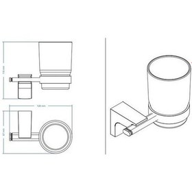 Resim Deppot F1 Diş Fırçalık A.1704 Krom 
