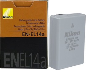 Resim Nikon D5300 Orjinal Bataryası (EN-EL14a) 