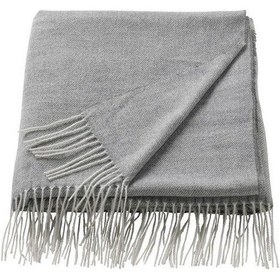 Resim Tv Battaniye,Koltuk Örtü MeridyenDukkan Püsküllü Örtü IKEA Gri Renk 120x160 cm 