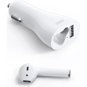 Resim Joyroom Jr-Cp1 Bluetooth Kulaklıklı Araç Şarj Cihazı 
