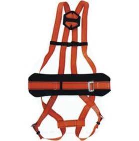 Resim Safeset Paraşüt Tipi Bel Destekli Emniyet Kemeri Karabinalı CE'li 