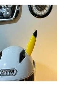 Resim Butik 3d Baskı Pikachu Kulak Şekilli Kask Aksesuarı 