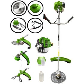 Resim Dragro DRG-2PR Yd PRofesyonel 2 Zamanlı Yan Tipi Benzinli Motorlu Tırpan Ot Çim Çayır Biçme Kesme Makinesi 