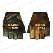 Resim Liangduo Shop No.1 Stili Xl Boyutu 2022 Takım Jumbo Visma Bisiklet Eldiveni Fransa Turu Bisiklet Jel Yarım Parmak Eldiven Erkekler Yol Bisikleti Formaları Mtb Guante Ciclismo Maillot (Yurt Dışından) 
