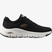 Resim Skechers Arch Fit Big Appeal Kadın Siyah Sneaker 149057TK BKRG 