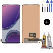 Resim Oneplus 8t Uyumlu Hk Lcd Ekran Dokunmatik + Montaj Seti 
