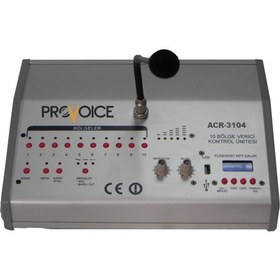 Resim Provoice Acr-3104 B-10 Usb Girişli 10 Bölge Verici Konsol 