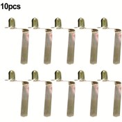 Resim 10 Adet Paslanmaz Çelik Çadır Çubuğu Klipsi - 6mm Yaylı Klips, Güvenli Çadır Kurulumu, Kayak ve Outdoor Ekipman Bağlantısı, Çadır Sabitleme Aksesuarları | Snapon Tasarım | Yay Mekanizması Özellikli 
