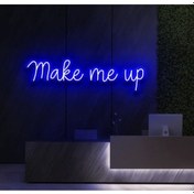 Resim Twins Led Make Me Up Yazılı Neon Tabela Mavi Model:model:32413366 Mavi 